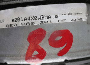PODUSZKA POWIETRZNA KIEROWCY AIR BAG AUDI A4 B7 8E0880201CF 6