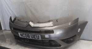 Zderzak przód przedni citroen C4 picasso halogeny kebc piaskowy zloty 3