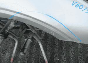 Błotnik przedni przód prawy volvo V60 ii S60 iii 3 2018- 11