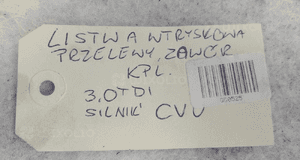 AUDI A6 C7 3.0 TDI CVU listwa wtryskowa przelewy zawór kompletna  059130089BT 7