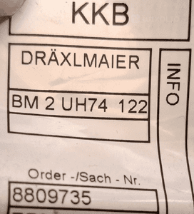 BMW X4 Wiązka czujników PDC Tylna 8809735 3