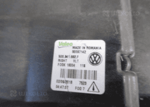 Halogen przeciwmgielny prawy lewy vw golf vii 7 lift 2016-2020 8