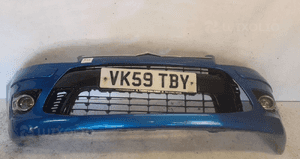 Zderzak przód przedni citroen C4 kgs niebieski błękitny lift fl halogeny 1