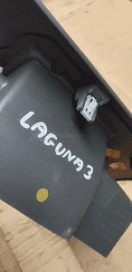 Osłona obudowa plastik pod kierownice półka schowek Renault Laguna III 689210011R 689210002R 7
