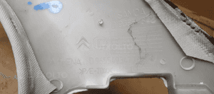 Osłona poszycie słupka lewy przód Citroen C5 III 9685464377 9655493577 6