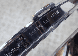 Vw golf 8 chrom zderzaka prawy tył 5H6853332 radom 2