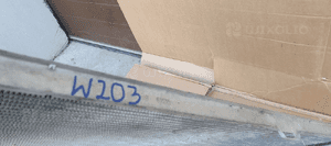 Chłodnica wody płynu Mercedes W209 1.8 Kompresor A2035000603 8
