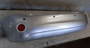 Zderzak tył tylny ford fiesta MK.6 6 vi lift fl 03 srebrny pdc czujniki 4