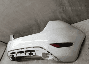 Zderzak tyl tylny ford fiesta MK7 7 vii H9 biały 5