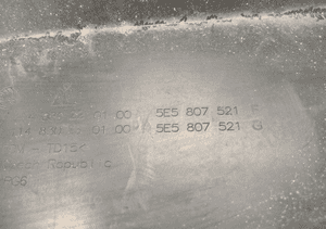 Spoiler dyfuzor dokładka tył tylny skoda octavia iii rs 5E5 sedan 12-16 3