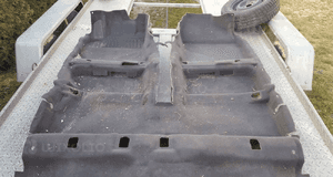 toyota auris I 07-11 3d dywan wykładzina 1