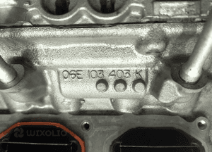 Audi A6 C6  3.0 V6 TFSI głowica silnika prawa  06E103404K 2