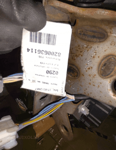 Deska rozdzielcza konsola renault clio iii 7