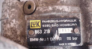 Pompa wspomagania 1137951 BMW E34 E36 2,0i 2,5i 2,8i M50 M52 110 BAR VT65 3