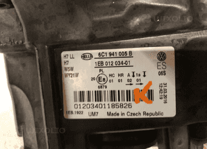 VW POLO LIFT 6C LAMPA LEWA 14- 8