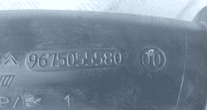Rura wlot dolot powietrza peugeot citroen 1.6 hdi 9675055580 2