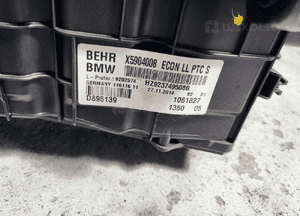 OBUDOWA NAGRZEWNICY PIEC BMW F10 F11 lift LCI EU 6