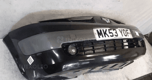 Zderzak przód przedni do renault megane ii 2 halogeny NV676 czarny 4