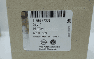 Tłok tłoki insignia astra zafira 2.0 cdti 55577331 5