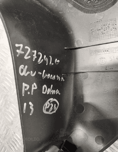 BMW I3 OSŁONA PROGU SŁUPKA PRAWY PRZÓD 7272420 6