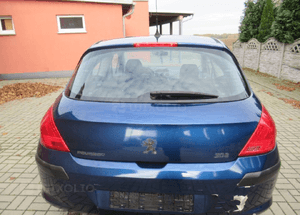 Zawszenie oś tylna tył peugeot 308 3D hatchback
