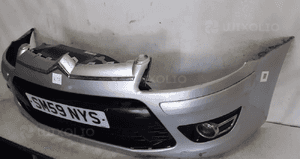 Zderzak przód przedni do citroen C4 lift fl halogeny ezrc srebrny 3