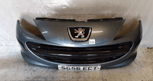 Zderzak przód przedni do peugeot 207 ezwd szary 1