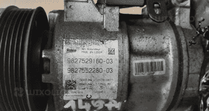 SPRĘŻARKA KOMPRESOR KLIMATYZACJI PEUGEOT CITROEN OPEL 1.2 THP 9827529180 2