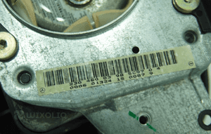 AIRBAG KIEROWCY PODUSZKA KOLOR 502 BLUE MERCEDES SL R230 EUROPA 6