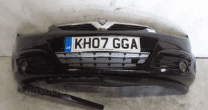 Zderzak przód przedni do opel corsa d halogeny Z20R czarny 1