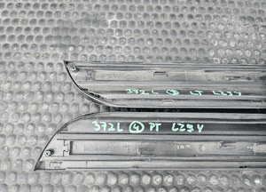 Listwa Listwy Drzwi S-Line Dolne Komplet Czarne LZ9Y Audi A4 B6 B7 Oryginalne 28