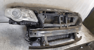 ^ PAS PRZEDNI VW VOLKSWAGEN PASSAT B6 2.0TDI BELKA OKULAR CHŁODNICA WODY WENTYLATOR OBUDOWA ZAMEK KOMPLET 4