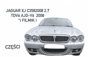 Tp3 Jaguar xj x358 2.7 tdv6 adj-v6 2008 Wał koło pasowe pompa wspomagania pompa paliwa filtr paliwa 2