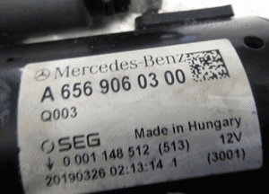 Mercedes W222 C257 S400 W213 W167 167 rozrusznik 9