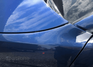 Blotnik lewy przod bmw E46 compact mysticblau 3