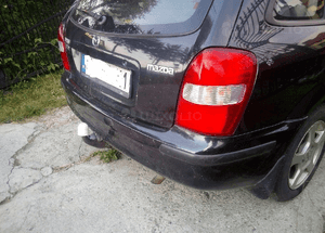 Mazda 323f bj 98-03 Klapa tylna tył z szyba k 16W 4