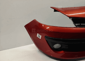 ^ ZDERZAK PRZÓD PRZEDNI RENAULT CLIO 3 III TEB76 BORDO BORDOWY HALOGENY 6