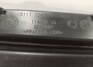 BMW 6 F06 / F12 Kratka zderzaka lewa - 14328 3