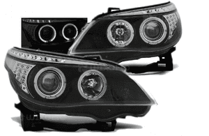 Lampy Reflektory LED BMW E60/E61 03-07 Black 2