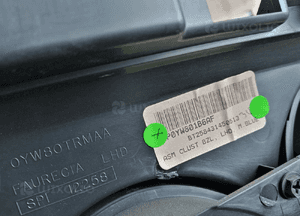 Ramka osłona licznika dekor konsoli Chrysler PT Cruiser 3