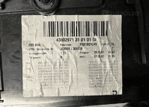 Bmw 7 E65 tunel środkowy podłokietnik 14