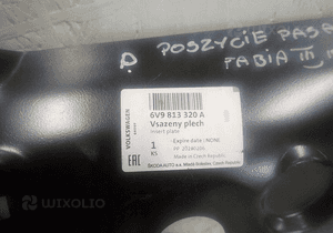 Poszycie pasa tył tylne prawe skoda fabia 3 iii 6V9 kombi 14- 2