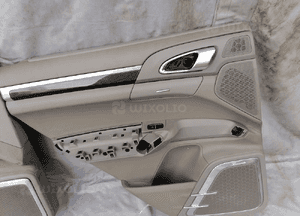 Fotele boczki deska kierownica panel tunel Porsche Cayenne 2 II Karbon 19