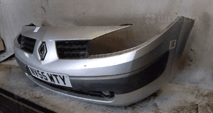 Zderzak przód przedni do renault megane ii 2 TED69 srebrny halogeny 3