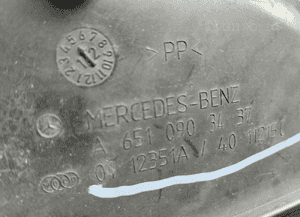 Rura wąż przewód powietrza dolot mercedes W204 W212 2.2 cdi A6510903437 4