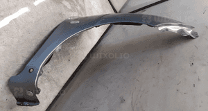 BŁOTNIK PRAWY  PRZEDNI PRZÓD  mazda 3 II  2008-2013r 22V SREBRNY 2