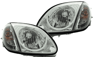 LAMPY + KIERUNKOWSKAZY Do MERCEDES R170 SLK Od 1996 Do 2004 Roku DEPO CHROM 2