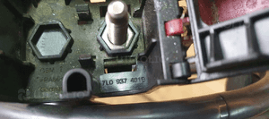 Klema plusowa kabel przewód VW Touareg 7L0937401B 7L6971227C 7
