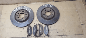 Tarcze hamulcowe klocki przód przednie 280mm VW New Beetle 5