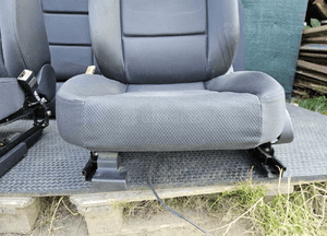 Fotele Fotel Kanapa Skladana Welur Czarny Soul Podlokietnik Audi A4 B6 Sedan Kombi Komplet 7